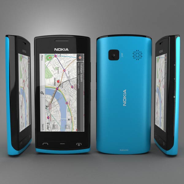 Nokia 500 3d model
