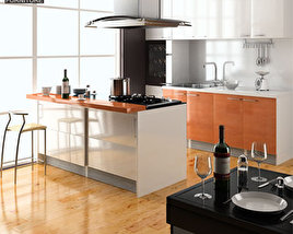 Kitchen set 4 3D модель