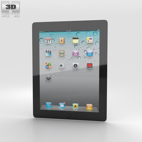Apple iPad 2 WiFi 3Dモデル