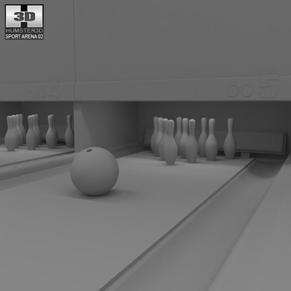 Club di bowling Modello 3D