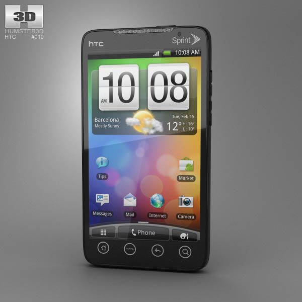 HTC Evo 4G 3D-Modell