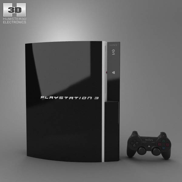 Sony PlayStation 3 3D 모델 