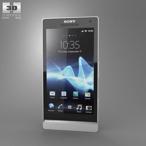Sony Xperia S 3D 모델 