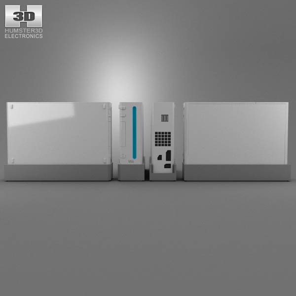 Nintendo Wii 3d model