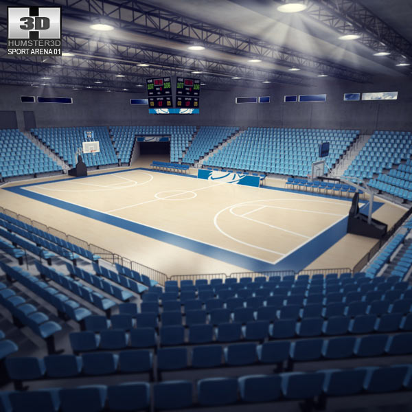 Basketball Arena 3D 모델 