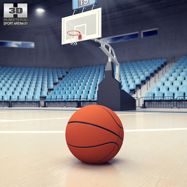 Arena de baloncesto Modelo 3D - Arquitectura on Hum3D