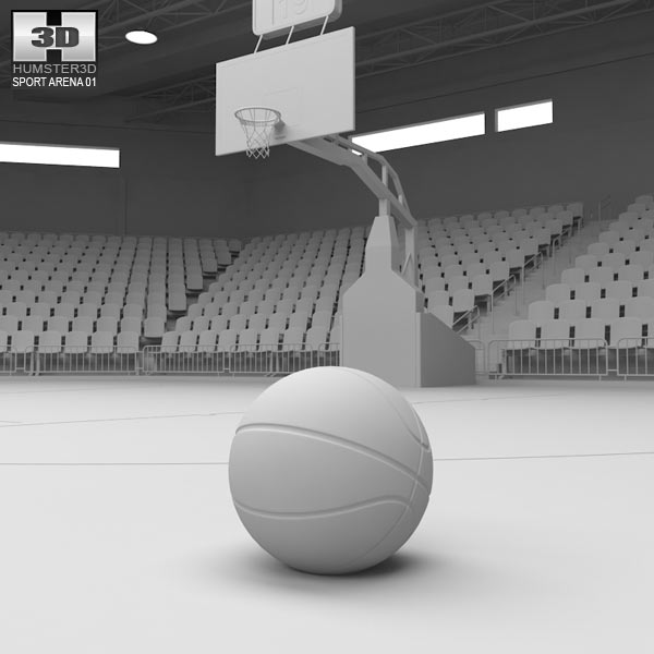 Arena de baloncesto Modelo 3D - Arquitectura on Hum3D