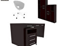 Home Workplace Furniture 08 3D 모델 