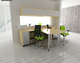 Office Set 26 Modello 3D