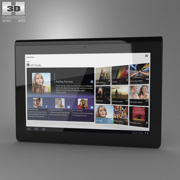 Sony Tablet S Modello 3D