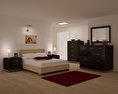 Bedroom furniture set 26 3d model