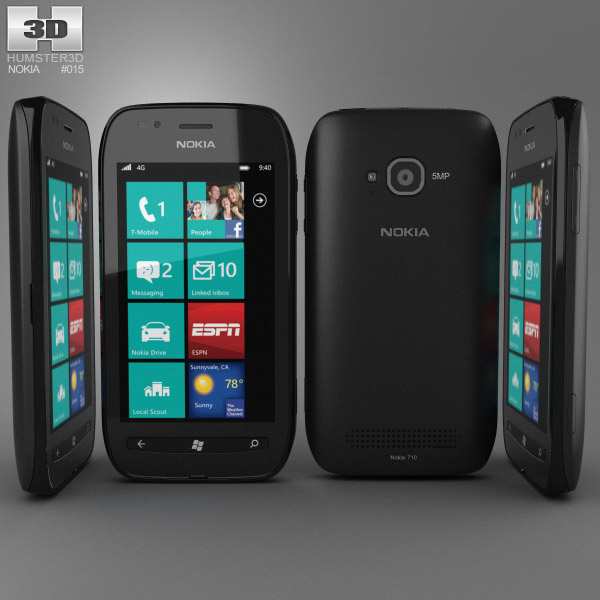 Nokia Lumia 710 3d model
