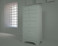 Bedroom furniture set 28 3d model