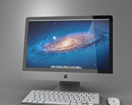Apple iMac 21.5 2012 3D model
