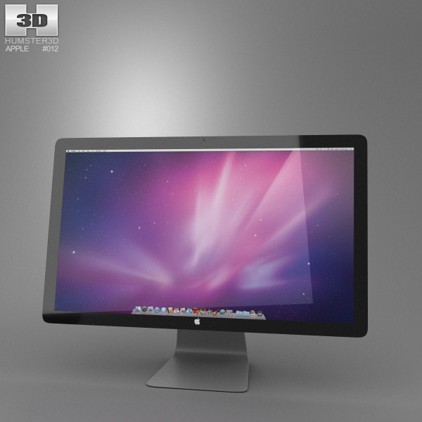 Apple Thunderbolt Display 27 2012 3D 모델 