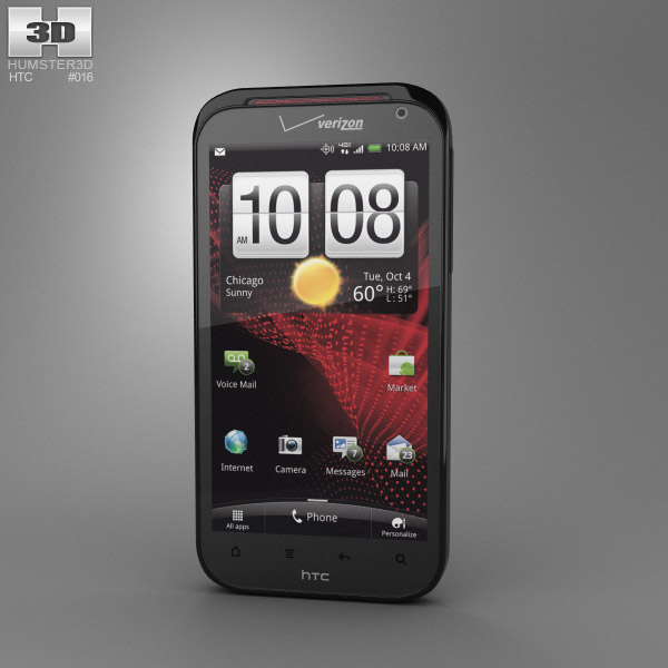 HTC Rezound 4G Modèle 3d