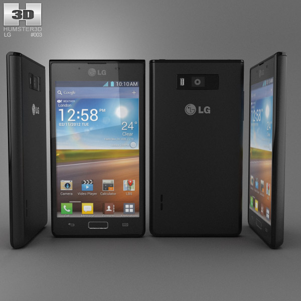 LG Optimus L7 3d model