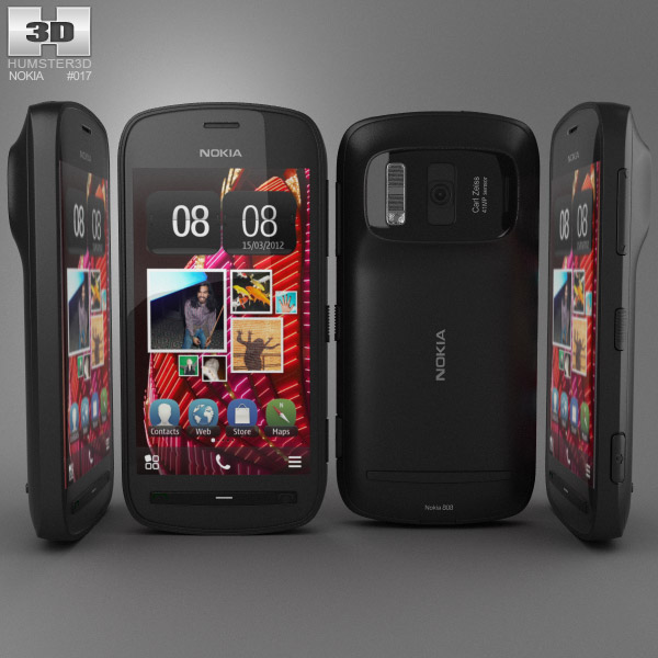 Nokia 808 PureView 3d model