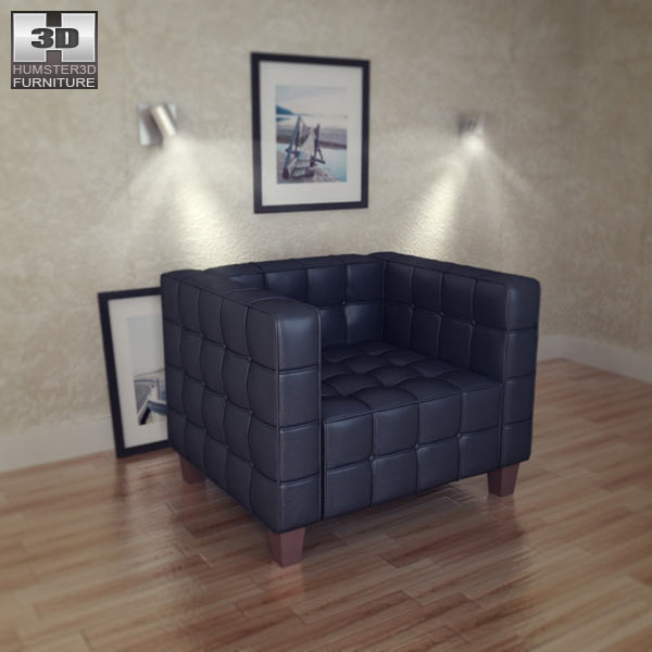 Occasional Armchair 3D model