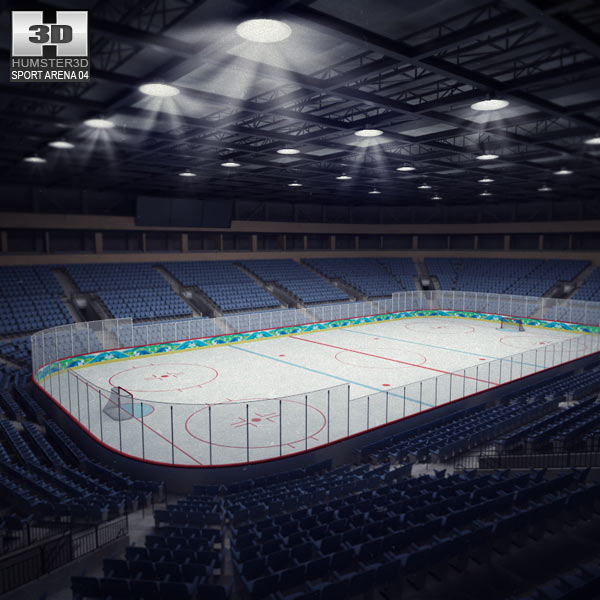Hockey Arena 3D model