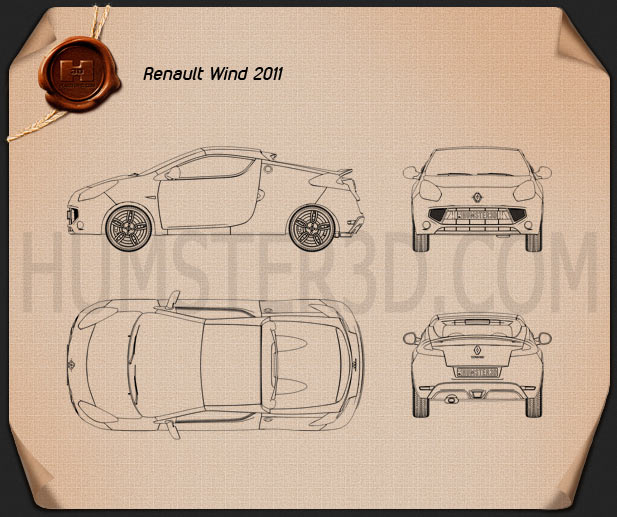 Renault Wind 2010 蓝图