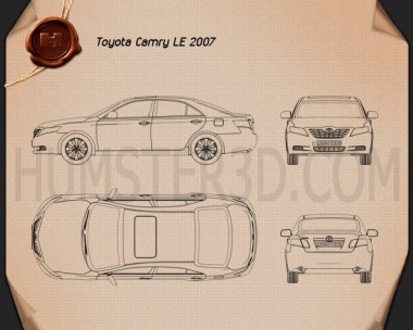 Toyota camry blueprint