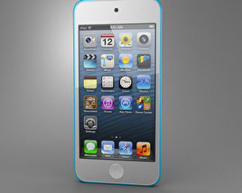 Apple iPod Touch 5th generation 3D 모델 