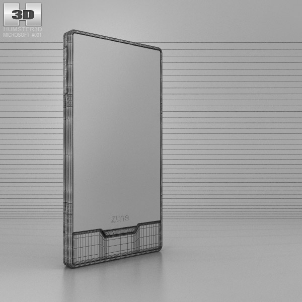 Microsoft Zune HD 16 Gb 3D model - Electronics on Hum3D