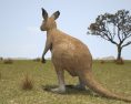 Kangaroo Joey 3D 모델 