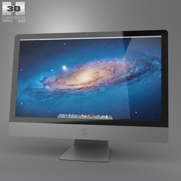 Apple iMac 27 2013 3Dモデル