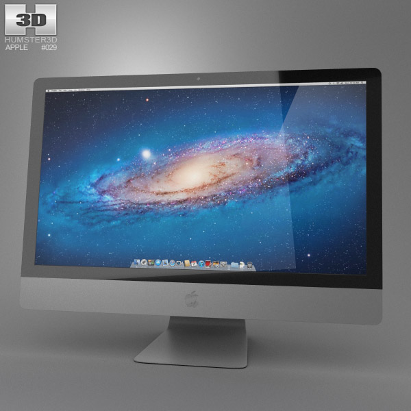 Apple iMac 27 2013 3D model - Download Electronics on 3DModels.org