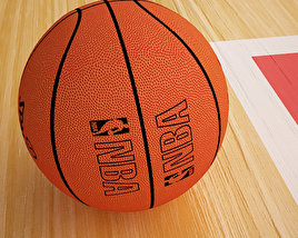 Баскетбольний м'яч 3D модель