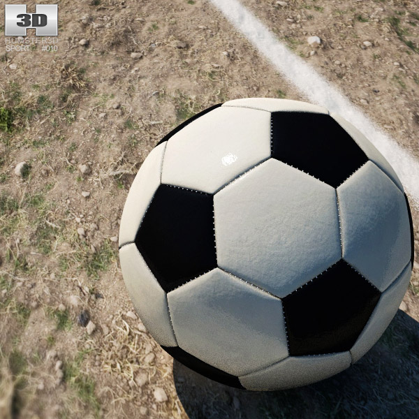 足球球 3D模型