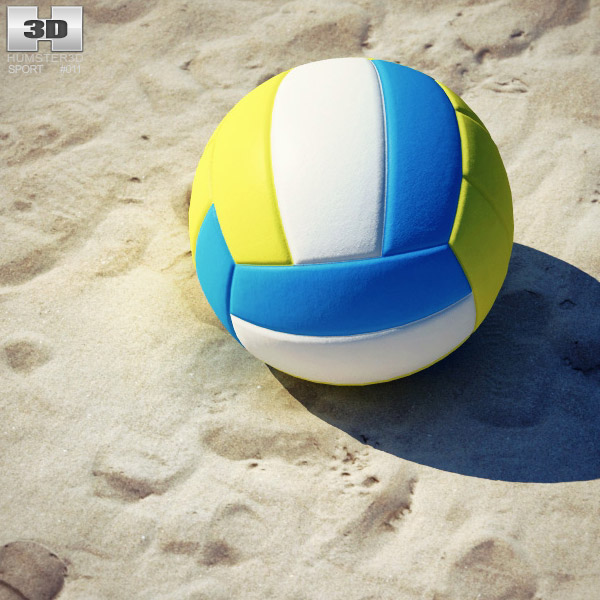 Волейбольний м'яч 3D модель