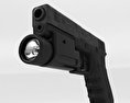 Glock 17 with Flashlight 3D модель