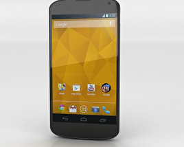 Google Nexus 4 Black 3D 모델 