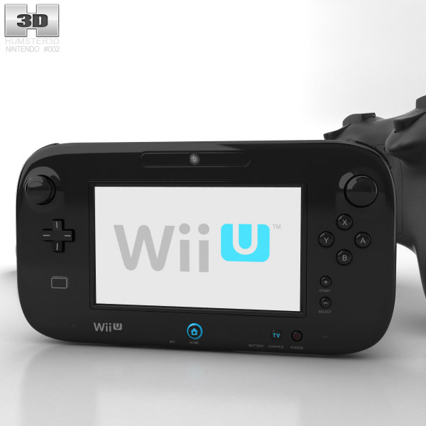 Nintendo Wii U 3Dモデル