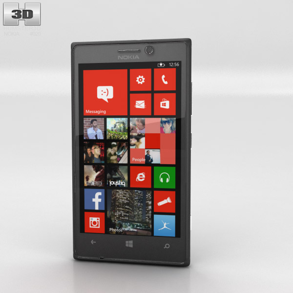 Nokia Lumia 925 3D模型