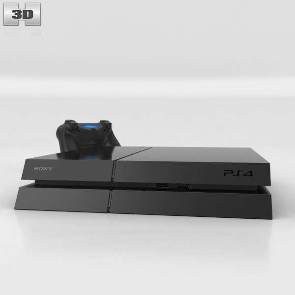 Sony PlayStation 4 3D 모델 