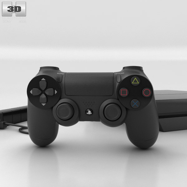 Sony PlayStation 4 3d model