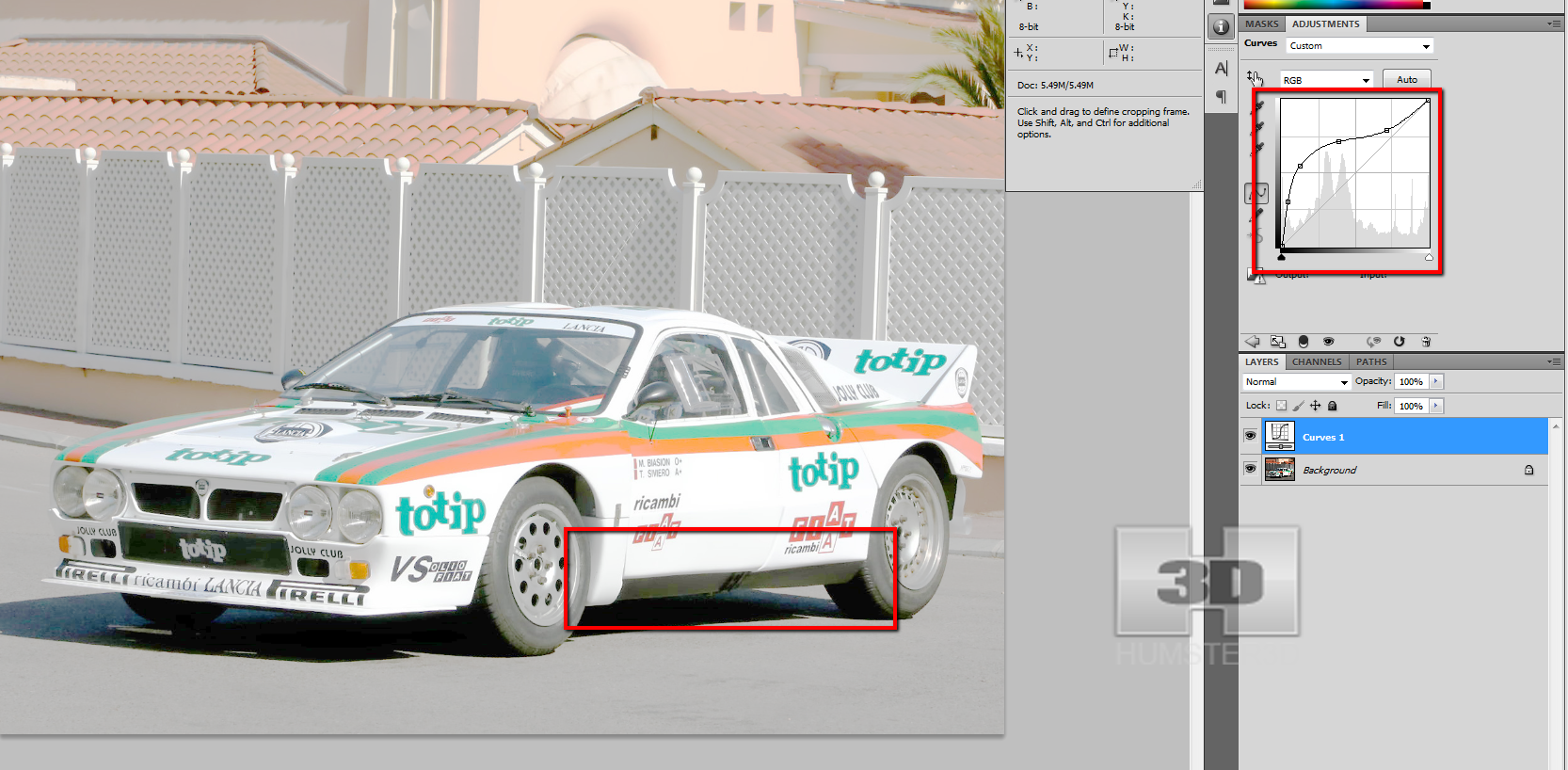 Lancia Rally Car 3d modeling tutorial 8