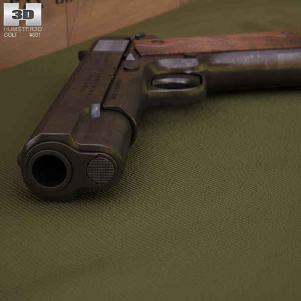 Colt M1911 3D 모델 