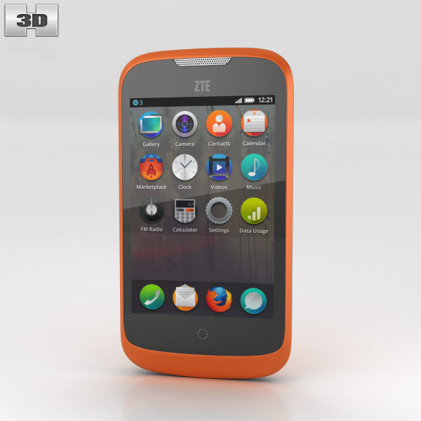 GeeksPhone ZTE Open Modello 3D