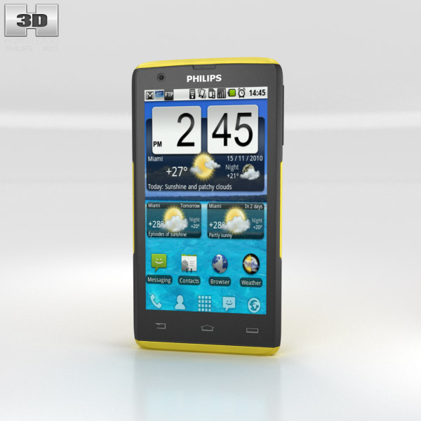 Philips Xenium W6500 3D model