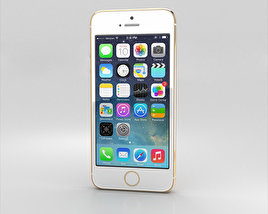 Apple iPhone 5S Gold 3D 모델 