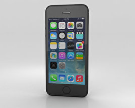 Apple iPhone 5S Space Gray (Negro) Modelo 3D