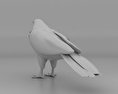 Red-Shouldered Hawk Low Poly Modelo 3d