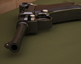 Luger P08 (Parabellum) 3D модель