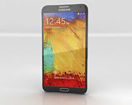Samsung Galaxy Note 3 Black 3D model