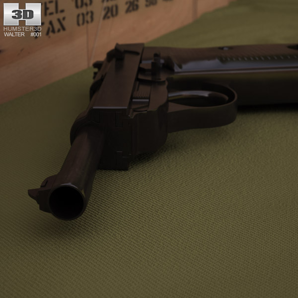 Walther P38 Modello 3D